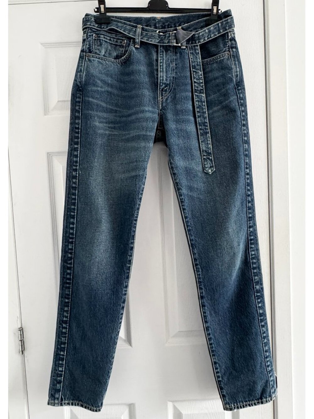 Sacai x Levi's Straight Jeans in Blue, size "Large" (fits like 30 ish)